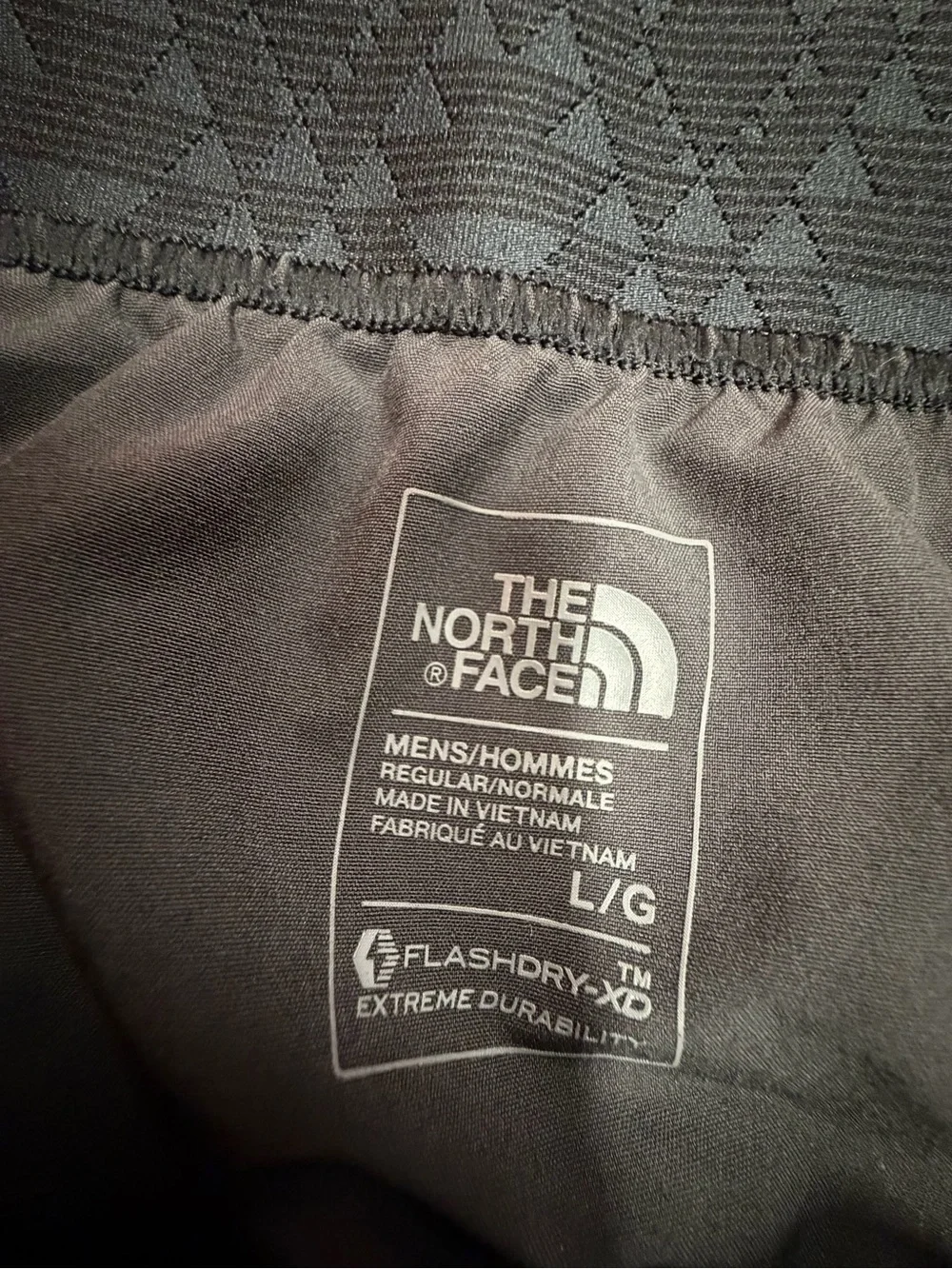 THE NORTH FACE Kilowatt FlashDry-XD Men’s Shorts Black Gray Size Large L B332